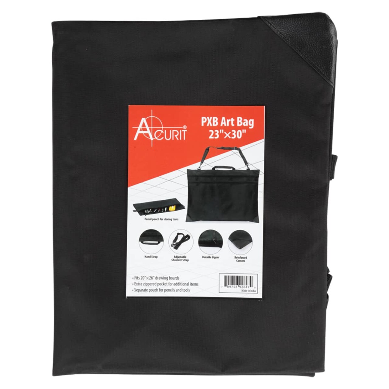 PXB Bags for Architects and Drafters - For Fixed & Multi-Angle 20x26" PXB Drafting Board - Art Desk Carrier- Adjustable Strap, Easy-Grip Handle, Water-Resistant Nylon & Zippered Pockets